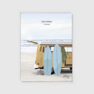 ROHEN Design - Plakat af Cold Hawaii- Camping